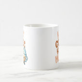 Half Coffee Half Mom  コーヒーマグカップ (中央)