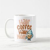 Half Coffee Half Mom  コーヒーマグカップ (左)