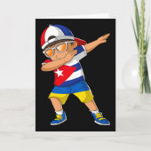 Half Cubyn Half Ukrainian Boy Kid Cuby Ukraine Fla カード (正面)