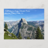 Half Dome from Glacier Point、Yosemite、CA Postcar ポストカード (正面)