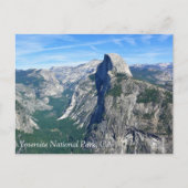 Half Dome from Glacier Point, Yosemite, CA Postcar ポストカード (正面)