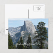 Half Dome from Panorama Trail I ポストカード (正面/裏面)
