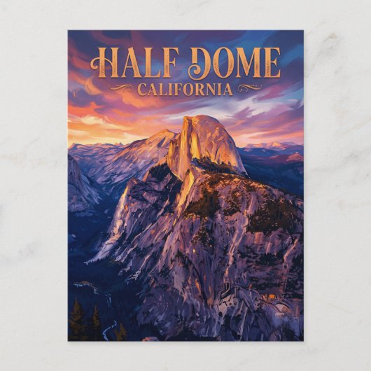 Half Dome USA ポストカード (正面)
