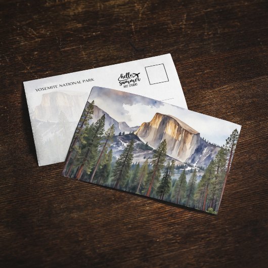 Half Dome Yosemite National Park Postcard 招待状