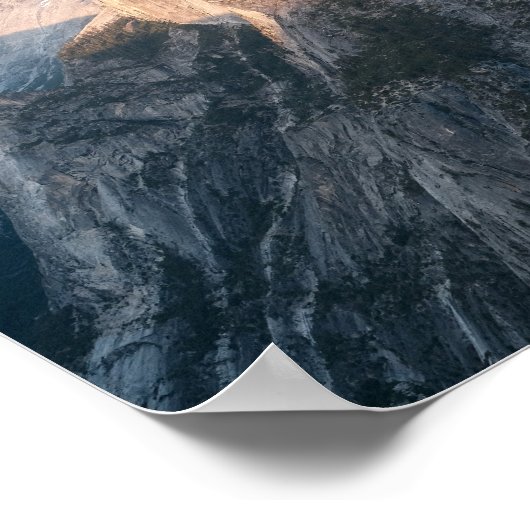 Half Dome Yosemite Print, Poster  (Semi-Gloss) ポスター (角)