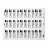 Half Dome Yosemite Return Address Label ラベル (フルシート)