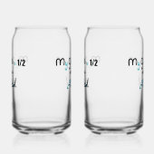 Half Filled Glass ガラス缶 (左)