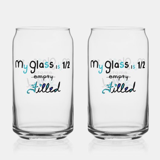 Half Filled Glass ガラス缶 (裏面)