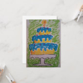 Half For Hope - Birthday Card カード (正面/裏面インサイチュ)