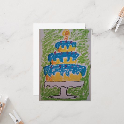 Half For Hope - Birthday Card カード (正面/裏面インサイチュ)