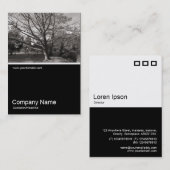 Half&Halfの写真0266 -公園の秋 名刺 (正面/裏面)