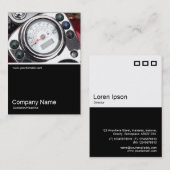 Half&Halfの写真0343 -オートバイの速度計 名刺 (正面/裏面)