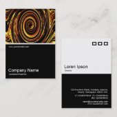 Half&Halfの写真098 -金渦 名刺 (正面/裏面)