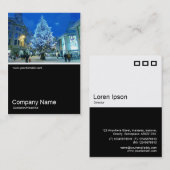 Half&Half写真0194 – カーディフの雪 名刺 (正面/裏面)