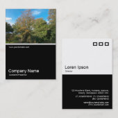 Half&Half写真0270 – 公園の秋 名刺 (正面/裏面)