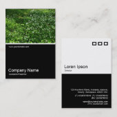 Half&Half写真0365 – ウッドランド花 名刺 (正面/裏面)