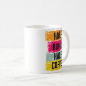 Half Human Half Coffee Mug コーヒーマグカップ (正面右)