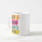 Half Human Half Coffee Mug コーヒーマグカップ (正面左)