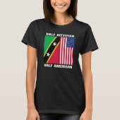 Half Kittitian American Saint Kitts and Nevis Heri Tシャツ (正面)