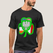 Half Lish Half Irish All St.patrick Lish Irish Ame Tシャツ (正面)