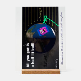 Half lit ball! アクリルサイン