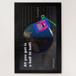 Half lit ball! ジグソーパズル