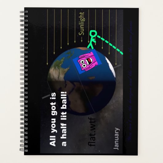 Half lit ball! プランナー手帳 (正面)