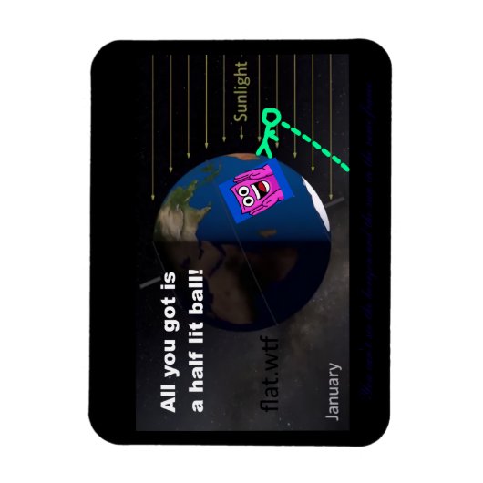 Half lit ball! マグネット (縦)