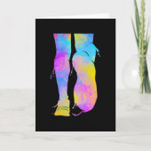 Half Marathon Runner Sprinting Triathlon カード (正面)