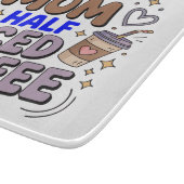 half mom half iced coffee カッティングボード (角)