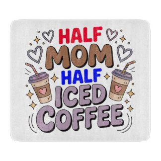 half mom half iced coffee カッティングボード