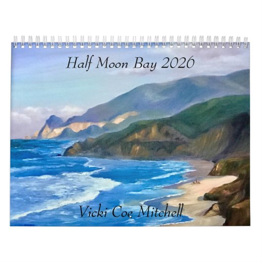 Half Moon Bay 2026 Calendar カレンダー (カバー)