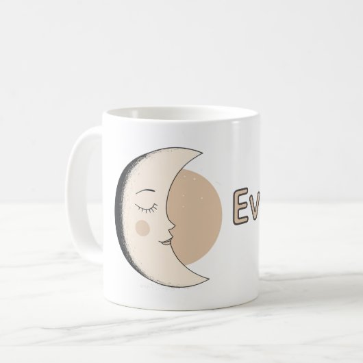 Half Moon Coffee Mug コーヒーマグカップ (正面左)