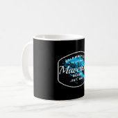 Half Moon Y Mavericks Beach Surfing Gift Travel  コーヒーマグカップ (正面左)