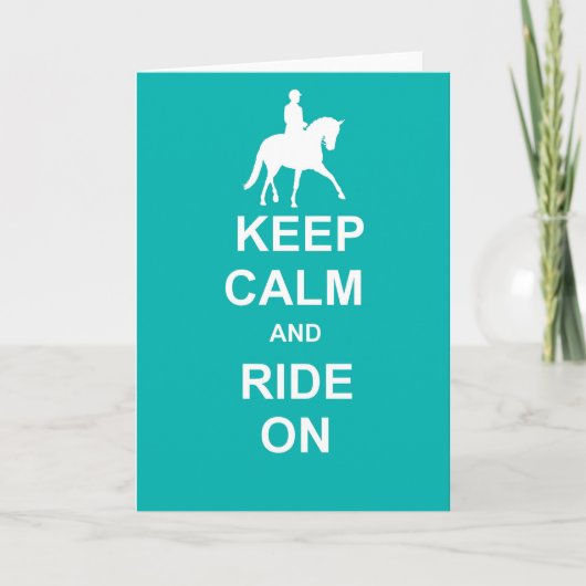HALF PASS KEEP CALM Greeting Card サンキューカード (正面)