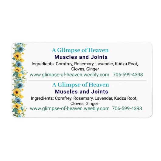 Half-size slave label-Muscle front ラベル (正面)