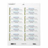 Half-size slave label-Muscle front ラベル (フルシート)