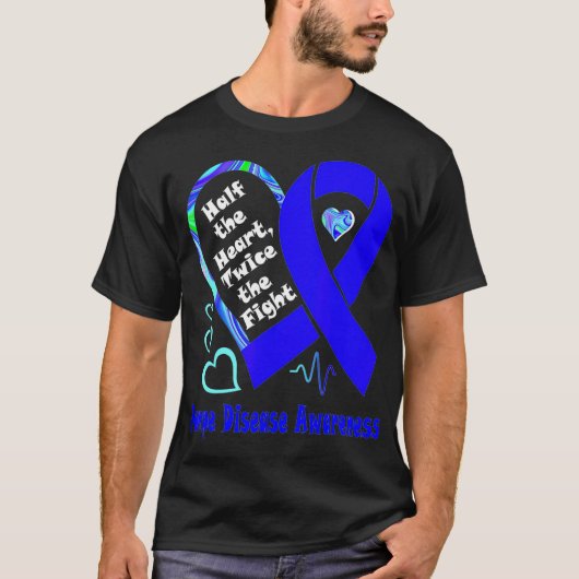 Half The Heart Twice The Fight Pompe Disease Aware Tシャツ (正面)
