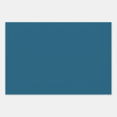 Half Toned Trendy Blue Mauve Medallion Laced ラッピングペーパーシート (正面2)