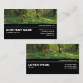 Half V3 038 – 森の春 名刺 (正面/裏面)