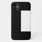 half white half black, half black half white Case-Mate iPhoneケース (裏面)