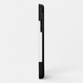 half white half black, half black half white Case-Mate iPhoneケース (裏面/左)