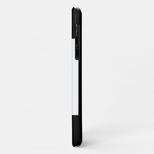 half white half black, half black half white Case-Mate iPhoneケース (裏面/左)