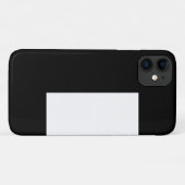 half white half black, half black half white Case-Mate iPhoneケース (裏面(横))