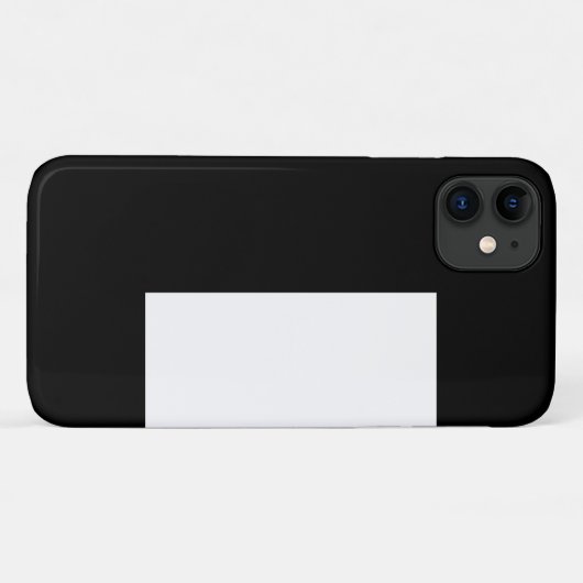 half white half black, half black half white Case-Mate iPhoneケース (裏面(横))