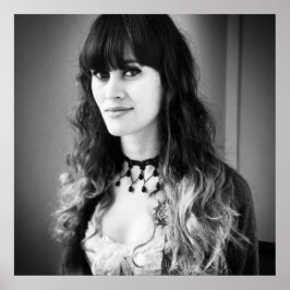 HalfAngel66ブラック&ホワイト ポスター