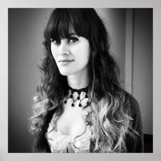 HalfAngel66ブラック&ホワイト ポスター (正面)