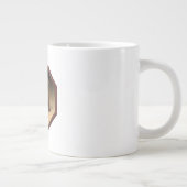 Halfhyde Coffee Coのラベル付き大判バール布袋 ジャンボコーヒーマグカップ (右)