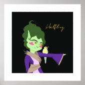 Halfling Character  箔ポスター (正面)