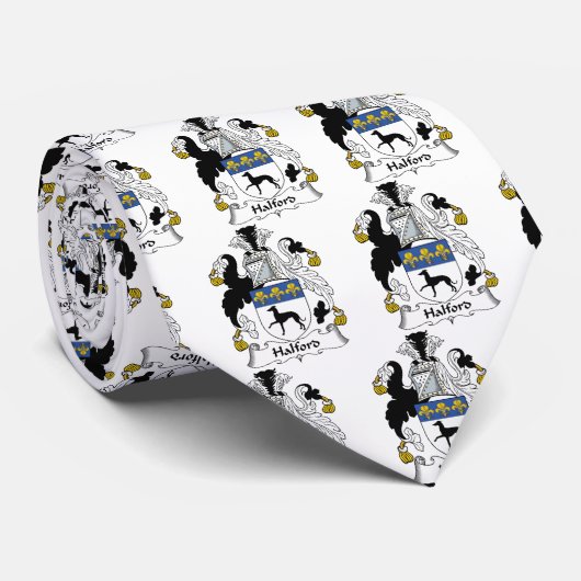 Halfordの家紋 ネクタイ (ロール)